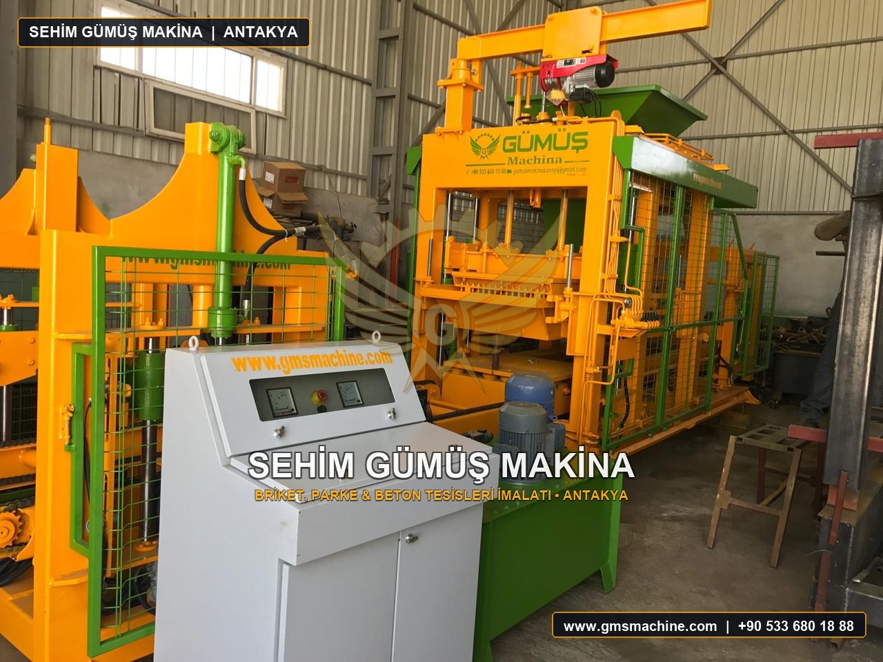 Sehim Gümüş Makina Endüstriyel Briket Makinesi