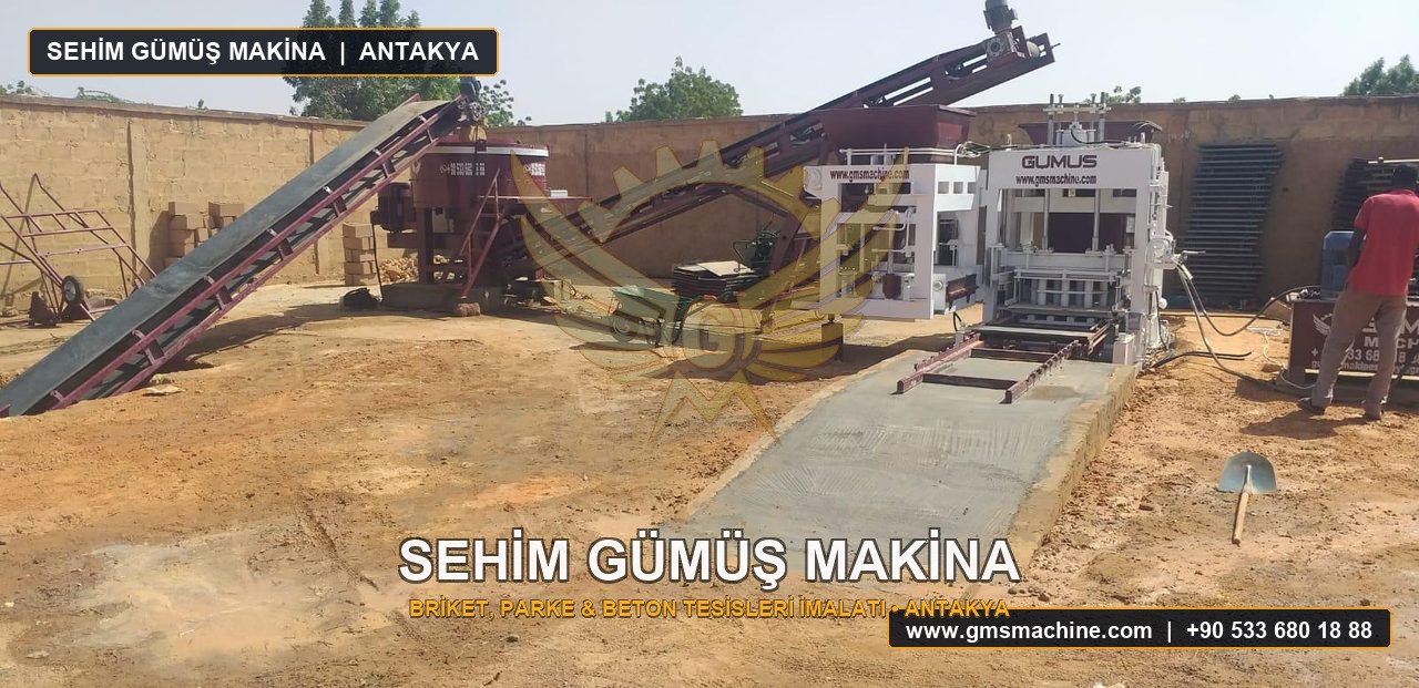 SG-4 D — 4'lü Çift Bunkerli Briket ve Renkli Parke Makinesi