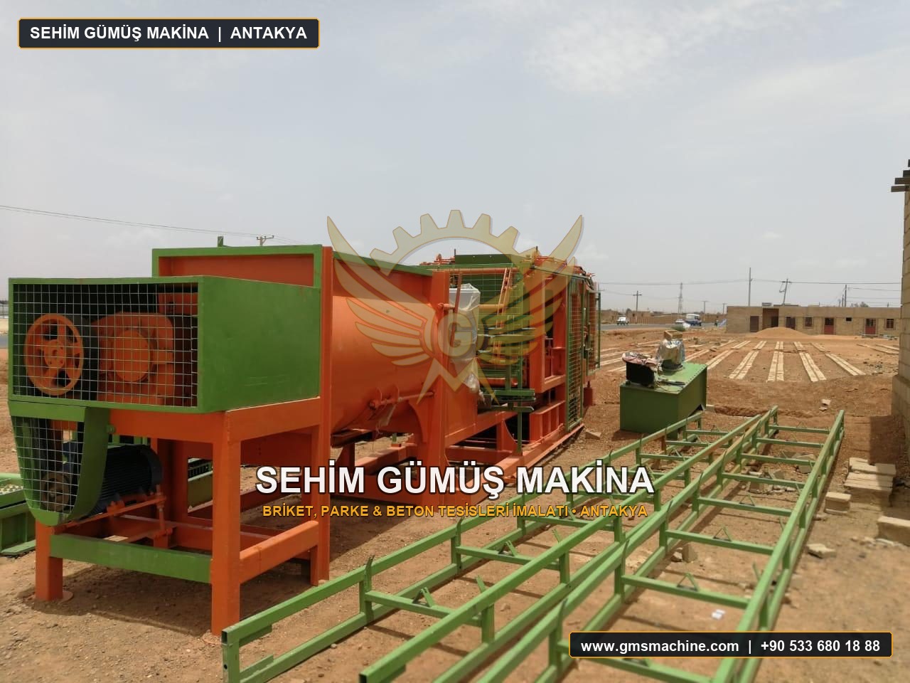 Sudan Özel Seri Briket Makinesi
